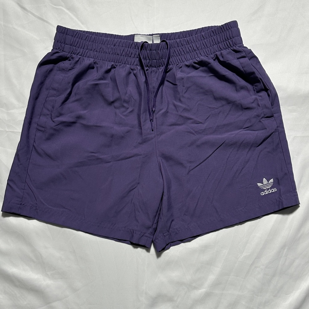 Adidas Lavender and Navy Sports Shorts